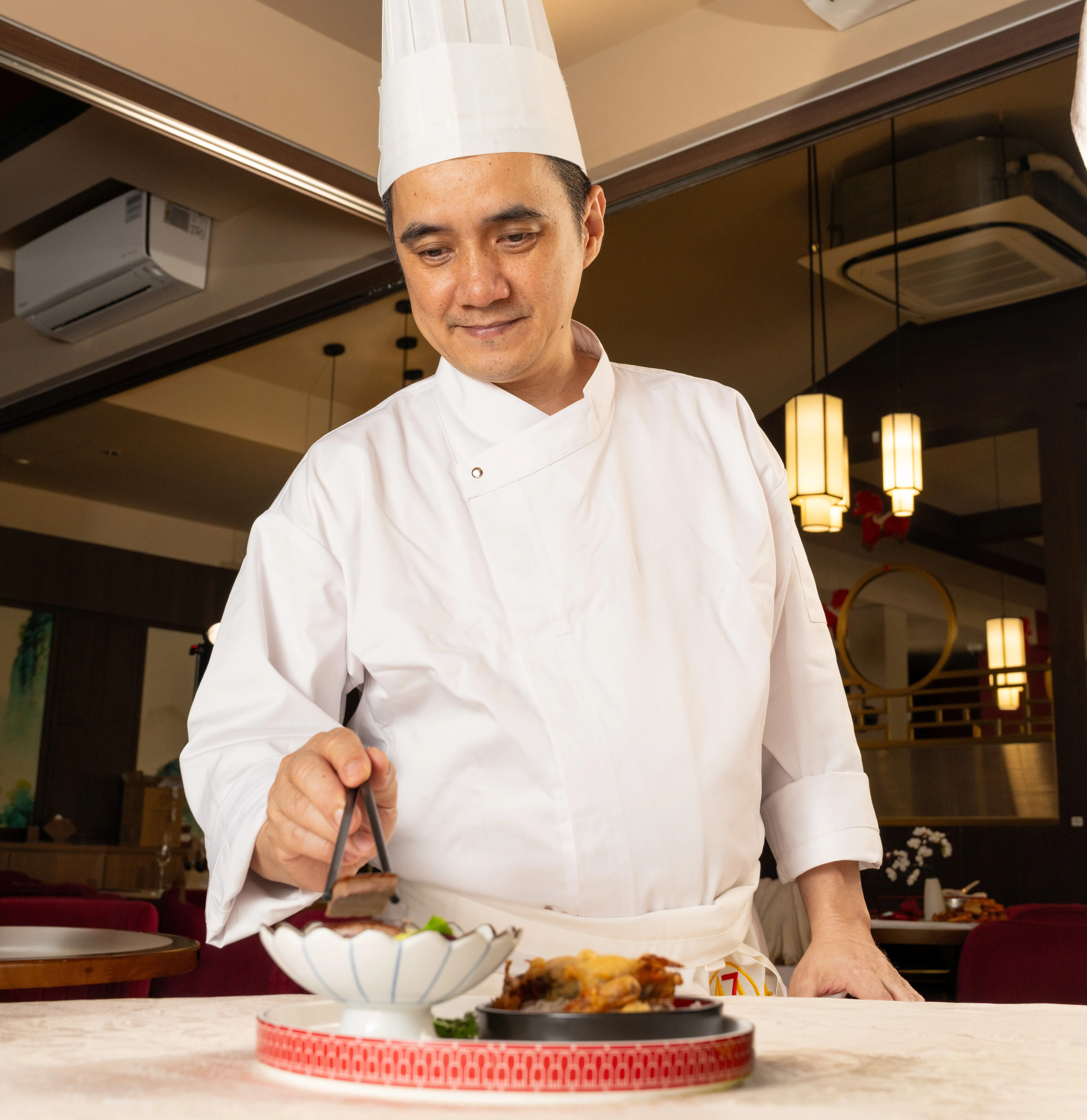 Chef cooking